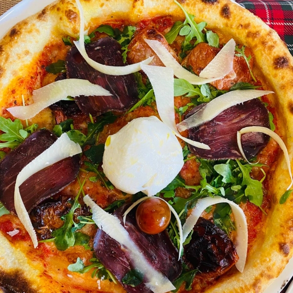 Les Pizzas - Italiano Pesto Pizza - restaurant PONTCARRE - bien manger PONTCARRE